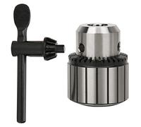 Portabrocas de acero resistente de 0,6 a 20 mm con alta precisión, incluye llave para portabrocas para herramientas eléctricas y taladros de impacto, diseño tratado térmicamente re (5-20 mm)