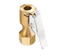 Portabrocas De Aire Con Bloqueo De Latón - Conector D Inflador Con Clip, Herramienta Para Inflar Neumáticos | Mandriles Para Inflar Neumáticos, Mandril D Aire Bloqueo Mantenimiento Y Repara