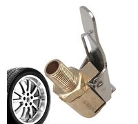 Portabrocas de aire con tapón de palanca - Adaptador de boquilla Portabrocas para neumáticos, Adaptador de boquilla de rosca de conversión rápida | Tiree Chck multifuncional, bloqueo resistente en el