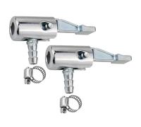 Portabrocas de aire de metal con bloqueo de 1/4 pulgadas, compresor de aire, portabrocas inflador de neumáticos portátiles, mandriles de manguera con conectores inflador