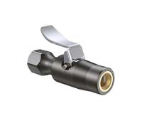 Portabrocas de aire para inflador de neumáticos, tamaño compacto, 1 x 1 x 4 cm, boquilla de bloqueo de goma ABS, herramienta de compresor antifugas | Fijación de mandril neumático para camión