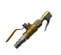 Portabrocas de aire para neumáticos, clip de bomba de aire de válvula de neumático de 3.74 pulgadas, conector de válvula de inflado de neumáticos de coche de extremo abierto, boquilla de conexión