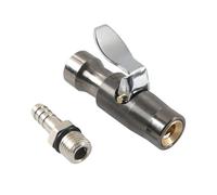 Portabrocas de aire profesional con bloqueo FNPT de 1/4 pulgadas con dos mandíbulas para infladores de neumáticos, aplicación en tienda, sin fugas, portabrocas de aire resistente