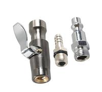 Portabrocas de aire profesional con bloqueo FNPT de 1/4 pulgadas con dos mandíbulas para infladores de neumáticos, aplicación en tienda, sin fugas, portabrocas de aire resistente