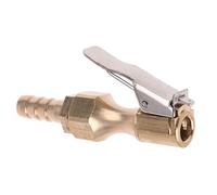 Portabrocas de aire recto abierto de 1/4 pulgadas con lengüeta de 8 mm para piezas de compresor de calibre de inflador