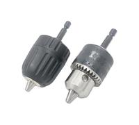 Portabrocas de alta resistencia accionados a mano adaptador de vástago hexagonal, convertidor adecuado para herramientas eléctricas, taladros inalámbricos de 10 mm, adaptador de portabrocas de