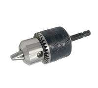 Portabrocas de apriete manual, adaptador de vástago hexagonal, convertidor para taladros eléctricos, ABS, 10 mm, ninguna herramienta necesita portabrocas manual