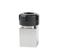Portabrocas de bloque hexagonal cuadrado ER/25/32/40, soporte de sujeción for máquina de grabado de torno CNC(Square,ER40)