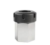 Portabrocas de bloque hexagonal cuadrado ER/25/32/40, soporte de sujeción for máquina de grabado de torno CNC(Hexagon,ER32)