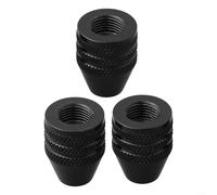 Portabrocas de cambio rápido sin llave 0 3 3 4 mm para herramientas giratorias con montaje roscado M7 M8x0 75, agarre moleteado pesado para operación de herramientas (M8 x 0,75 mm corto)