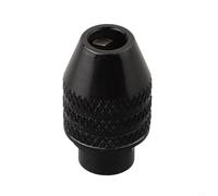 Portabrocas de cambio rápido sin llave de 0,3 a 3,4 mm para herramientas giratorias, multiadaptador M7 M8 x 0,75 con agarre de tres mandíbulas, no necesita llave para cambiar brocas altas (M7 largo)