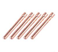 Portabrocas de cobre para soplete de soldadura TIG, cuerpo de pinza de cobre para WP17 WP18 WP26 con tamaños opcionales .0 mm, 0.6 mm, 2.0 mm, 2.4 mm, 3.0 mm, 3.2 mm, compatible con MIG para TIG y