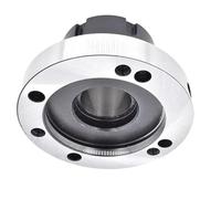 Portabrocas de cuatro ejes con brida de alta precisión ER16 ER25 ER32 ER40 for herramienta de torno CNC-accesorio de 100mm y 80mm, 1 Uds.(Er25-d80 (3 Hole))