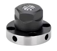 Portabrocas de cuatro ejes con mini brida ER16 ER25 ER32 ER40 for herramienta de torno CNC - Accesorio de 100 mm y 80 mm, 1 unidad(Er32-d125 7holes)