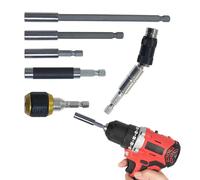 Portabrocas De Extensión Para Taladro | Juego De 6 Herramientas Multifuncional,Portabrocas Magnético para Taladro y Destornillador - Para Reparaciones Hogar Fabricación Industrial Electricistas