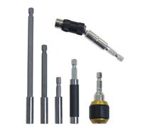 Portabrocas De Extensión Para Taladro - Juego de Herramientas Robustas de Uso Intensivo | Adaptador Alargador para Destornilladores | para Bricolaje Reparaciones en el Hogar Mantenimiento Industrial y