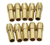 Portabrocas de latón Mini amoladora eléctrica de latón, juego brocas cambio rápido 0,5-3,2mm, Portabrocas apto for herramientas rotativas, 3 uds(32mm)