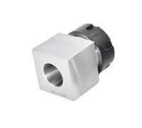 Portabrocas de mandril con resorte ER25/ER32/ER40, bloque hexagonal ER32, cuadrado ER25 for máquina CNC, herramientas grabado torno(ER40)