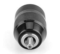 Portabrocas de Metal de 2 uds., Montaje de 13mm, Autobloqueo, sin Llave, Acero de Alta Velocidad, Sujeción Manual, Portabrocas de Montaje 1/2