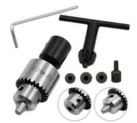 Portabrocas de motor JT0, adecuado para múltiples aplicaciones, incluyendo carpintería y metalurgia con una capacidad de sujeción de 0 34 mm (6 mm)