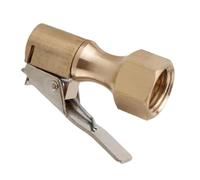 Portabrocas de neumáticos - Inflador de neumáticos de mandril de aire con cerradura de cobre resistente 1/4 | Fijación de inflador de neumáticos de compresor de aire desmontable, portabrocas de