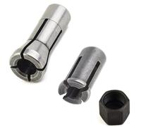 Portabrocas de repuesto compatible con Makita GD0600 GD0601 GD0603 906 763620-8 763627-4 de acero endurecido de 3 mm y 6 mm de precisión