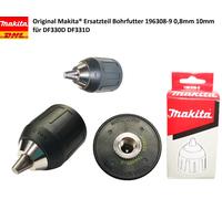 Portabrocas de repuesto original Makita 196308-9 0,8 mm 10 mm para DF330D DF3...