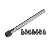 Portabrocas de resorte C10-ER8A-100 con juego de mandril de resorte ER8 de 7 piezas for herramienta de torno de fresado CNC