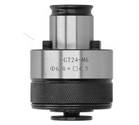 Portabrocas de roscado Torsión ajustable Cambio rápido JIS GT24 M6 Acero de alta velocidad para máquinas roscadoras Taladradoras Fresadoras Mandrinadoras Herramientas eléctricas