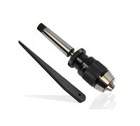 Portabrocas de sujeción rápida B16 1-16 mm con mandril cónico MK4, incluye lengüetas de extracción + cuña de descarga, portabrocas de precisión KREFTING TOOLING (MK4)