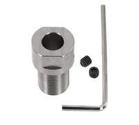 Portabrocas de torno de 3 mandíbulas para carpintería | Mandril de torno autocentrante manual con pernos de montaje | Portabrocas de aleación compacto para torneado, acero de alto carbono, plateado (8