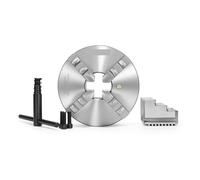 Portabrocas de torno de 8 pulgadas, Portabrocas de torno de metal autocentrante de 4 mordazas de 200 mm K12-200 - Juego manual de alta precisión tipo 1