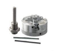 Portabrocas de torno de aleación de zinc, portabrocas manual de metal Z011, mini portabrocas autocentrante para tornos eléctricos (B)