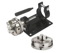 Portabrocas de torno de madera autocentrante de mandíbula de 3/4 de alta precisión for carpintería de bricolaje: accesorio de torno duradero fabricado por CNC(80mm 3jaw Power)