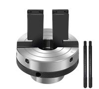 Portabrocas de torno de madera con 2 mordazas de 3-1/4 pulgadas con rosca de cabezal de 1 pulgada x 8TPI, portabrocas de torno de perforación reversible dedicado para torno de torneado de madera