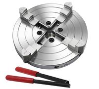 Portabrocas de torno de madera de 6 pulgadas, 4 mandíbulas autocentrantes, 1 portabrocas de torno 8TPI