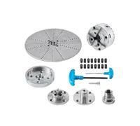 Portabrocas de torno de metal KP965 de 4 mordazas de 3,75 "de diámetro con 5 juegos de mordazas autocentrantes for mecanizado de precisión