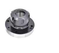 Portabrocas de torno ER16 ER25 ER32 ER40 ER50 100mm 80mm, Mini brida de husillo, accesorio de pinza de cuatro cartuchos for accesorios de Herramientas CNC, 1 ud.(ER25-D100 (7 Hole))