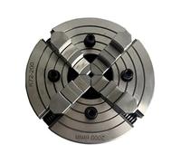 Portabrocas de torno independiente de 4 mordazas de 200 mm K72-200 - Portabrocas de desplazamiento de metal de alta precisión for carpintería y mecanizado