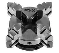 Portabrocas de Torno, Portabrocas de Torno de Madera Reversible Autocentrante 50 Mm Mini Torno Wen de 4 Mordazas Torno de Montaje de Rosca M14 Portabrocas Manual K02-50