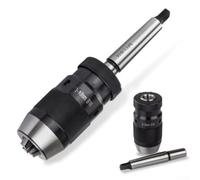 Portabrocas de torno sin llave, B16 1-16 mm, adaptador de portabrocas sin llave MT2-B16 Arbor auto apriete portabrocas