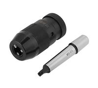 Portabrocas de torno sin llave de 1-16 mm, capacidad 45# Portabrocas de apriete automático de acero con eje cónico MT2-JT3
