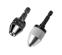 Portabrocas Eléctrico de 2 Piezas - Adaptador Hexagonal de Cambio Rápido, Soporte Para Mini Brocas, Herramienta de Conversión