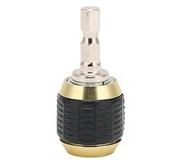Portabrocas emergente Adaptador de vástago hexagonal de 1/4 de pulgada para destornillador eléctrico Portabrocas de acero inoxidable de primera calidad con mecanismo de bloqueo