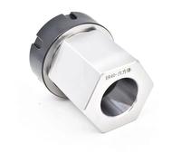 Portabrocas hexagonal ER40 con resorte, bloque cuadrado hexagonal ER32 ER25 de 45x65mm for máquina de grabado del torno Cnc (Color : (square), Size : ER40)