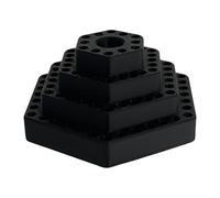 Portabrocas hexagonales de 4,8 mm, organizador de puntas hexagonales, bandeja de almacenamiento de herramientas, de gestión de puntas, herramienta de pedidos de taller, para carpintería