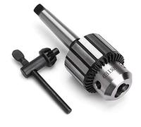 Portabrocas JT6 de 1,27 cm con soporte de eje de 3 MT para tornos y prensas de taladro + llave I Made In India