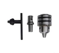 Portabrocas magnético de 1 5 13 mm y 3 de 16 mm con portabrocas de llave, adaptador de vástago de 3/4 pulgadas compatible con eje cónico Weldon de 3/4 a B16 (C)