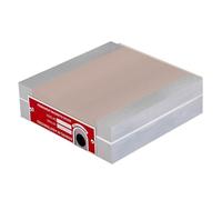 Portabrocas magnético permanente de 150 N/cm², fuerza de succión para sujeción de trabajo, paso de poste de 0,5 + 1 mm, placa sinusoidal magnética para amoladora de superficie, EDM y fresadora de 100