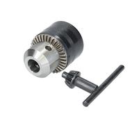 Portabrocas manual con llave - dispositivo para sujetar brocas, fácil ajuste, adecuado para uso con taladros, robusto y duradero.